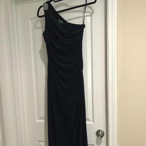 NWOT Lauren by Ralph Lauren Navy Evening Gown